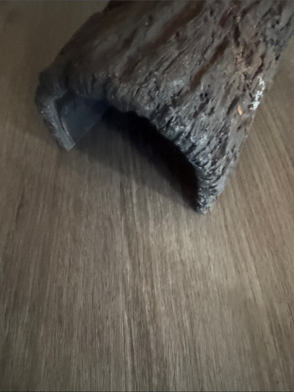 Decorative Faux Wood Log Accent - Brown